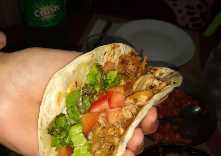 Mis Tacos de Pollo y Cerdo