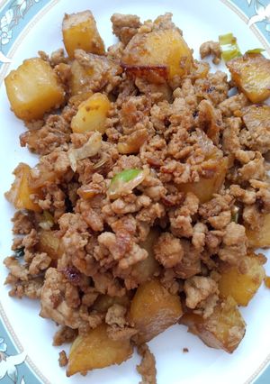 Foto resep Tumis Ayam Cincang Kentang