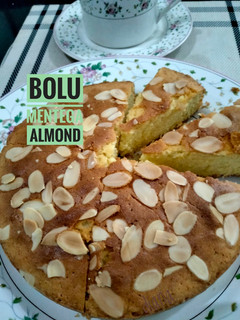 Foto resep Bolu Mentega Almond