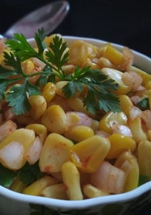 A picture of Chatpata Sweet Corn Chaat.