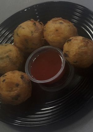A picture of Potatoes Katlesi.