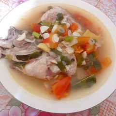 A picture of Sup Ikan Kerapu.