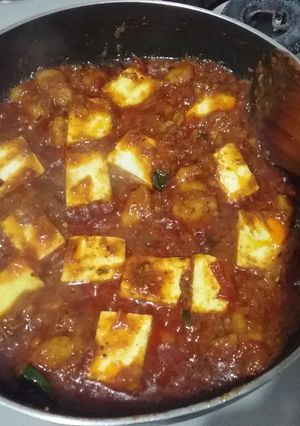 A picture of Paneer aaloo ki sabji.