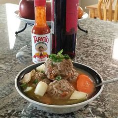 A picture of Mexican Albondigas.