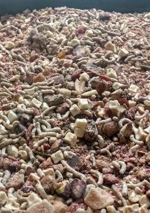 Una foto de Granola atiborrada