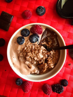 Una foto de Porridge “Selva Negra” fit