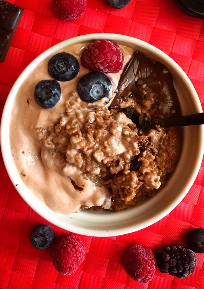 Una foto de Porridge “Selva Negra” fit