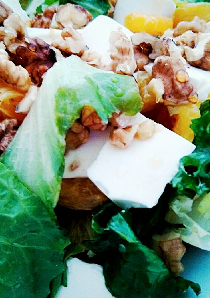 Una foto de Ensalada de naranjas y miel