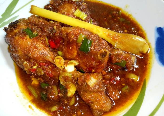 Resep Ayam Bumbu Kecap Pedas Anti Gagal