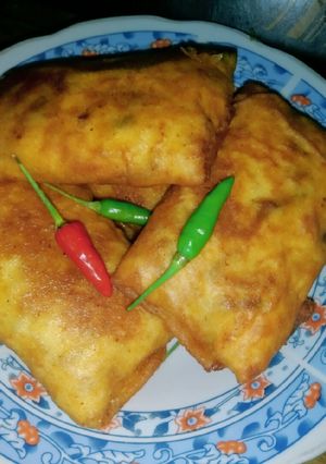Foto resep Martabak telur isi tahu bakso
