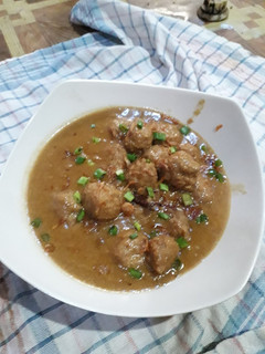 Foto resep Malbi Bola daging kuah santan