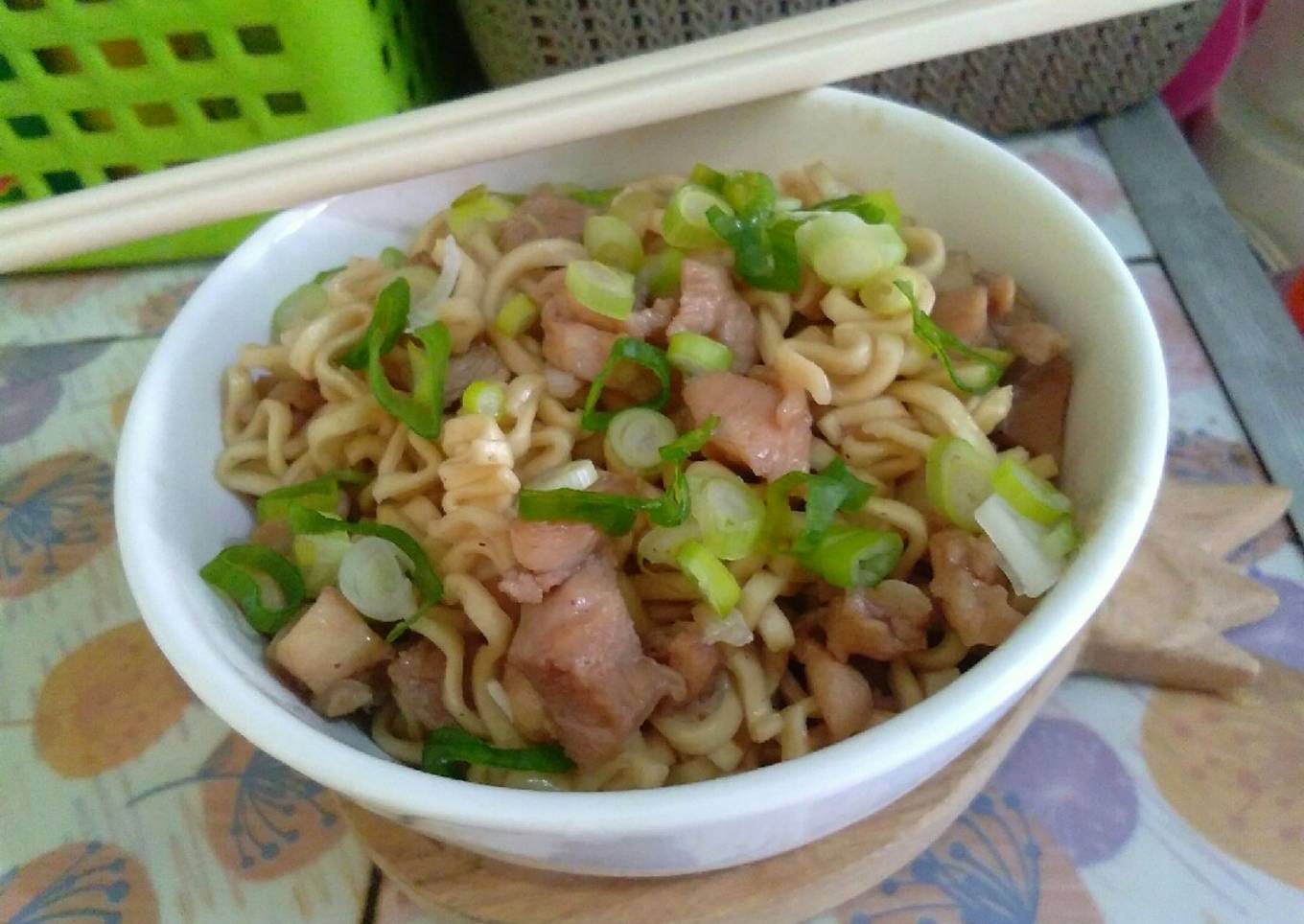 Bakmi ayam no minyak, bisa utk menu diet 😉👌