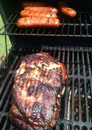 A picture of Southern Smoked Pork Butt.