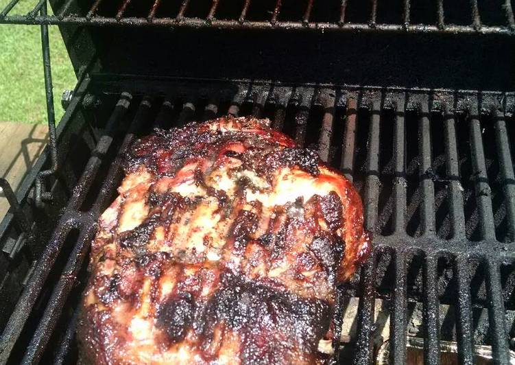 Simple Way to Make Any-night-of-the-week Southern Smoked Pork Butt