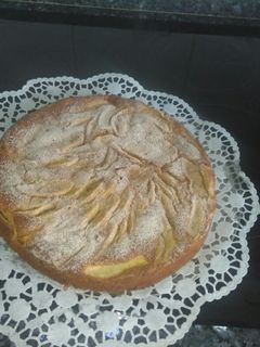 Una foto de Bizcocho de manzana