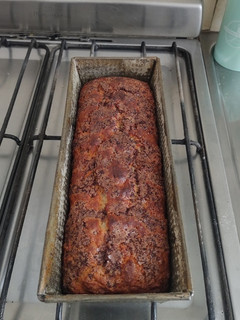 Una foto de Budín de banana 🍌sin huevo