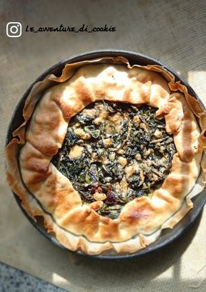 Foto di Torta salata cicoria e cannellini