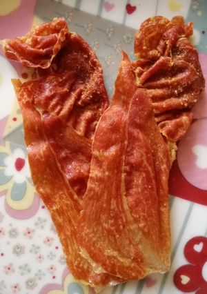 Foto principal de Crujiente de jamón en microondas en 2 minutos!!