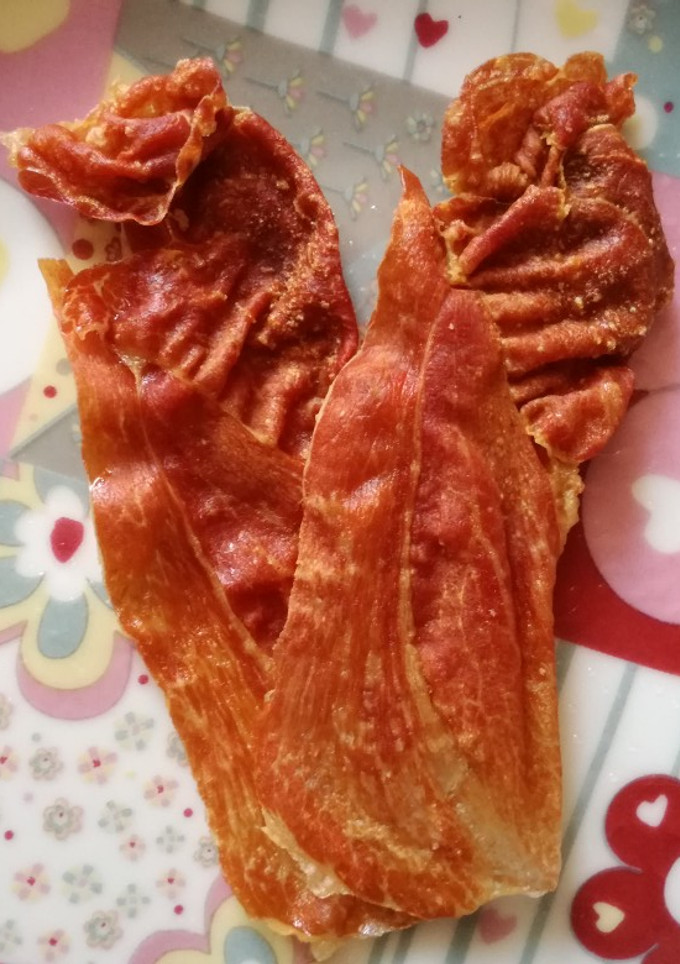 Una foto de Crujiente de jamón en microondas en 2 minutos!!