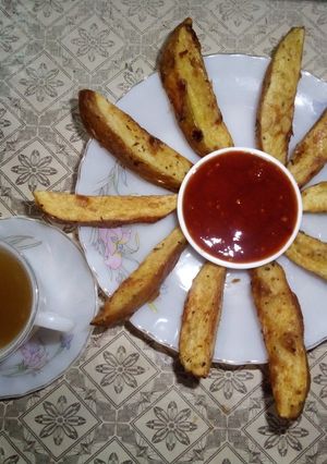 A picture of Potato Wedges.