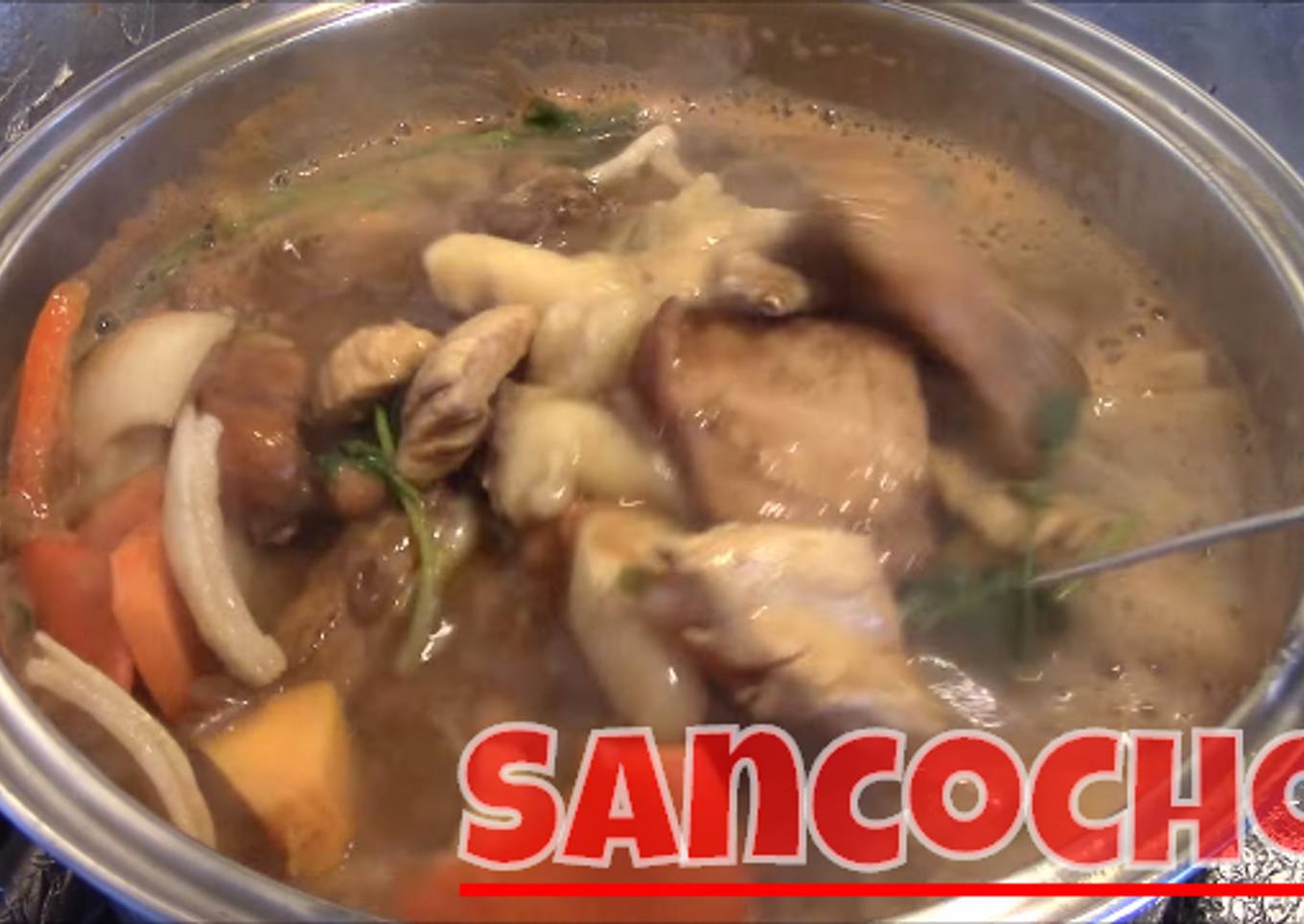 Delicioso Sancocho de Chuletas y Habichuelas