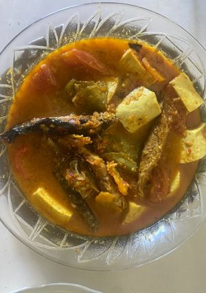 Foto resep Ikan tongkol Asap bumbu kuning