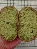 Flaxseeds Pandan Sourdough Bread (Oven Tangkring)