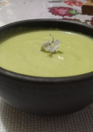 Una foto de Crema de calabacita