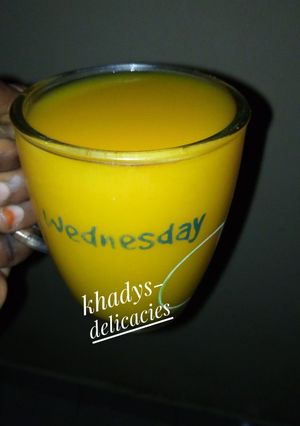 A picture of Mango drink.