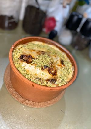 صورة لوصفة ام علي بطريقه سهله وسريعه ولذيذه 🙈♥️