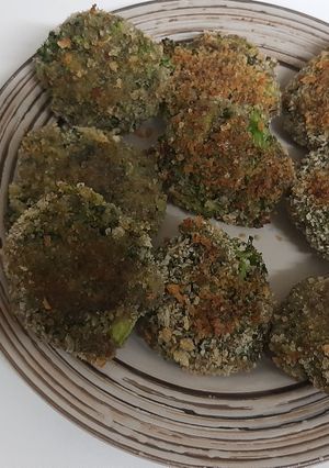 A picture of Brocolli Fritters.