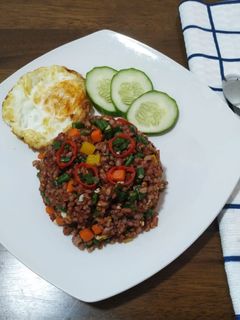 Foto resep Nasi goreng merah