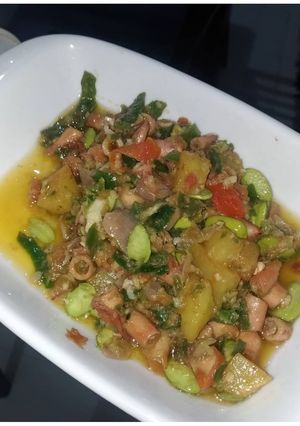 Foto resep Sotong Asin Sambal Lado Ijo Jo Patai