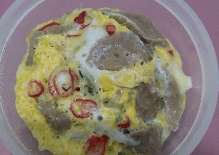 Telur kukus simpel