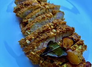 Foto di Petto di tacchino marinato con limone e curcuma🍗🍋