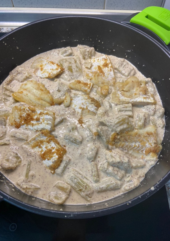Una foto de Cardo con bacalao