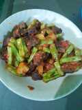 Sambel kentang, ati dan buncis