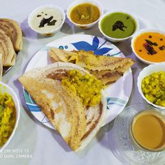Sweet Corn Masala Dosa A picture of Sweet Corn Masala Dosa.