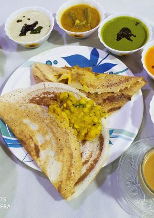 A picture of Sweet Corn Masala Dosa.