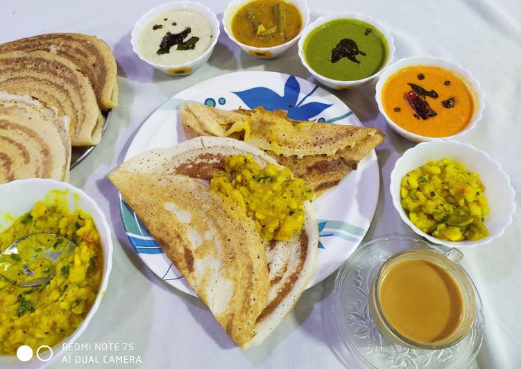 Simple Way to Prepare Favorite Sweet Corn Masala Dosa