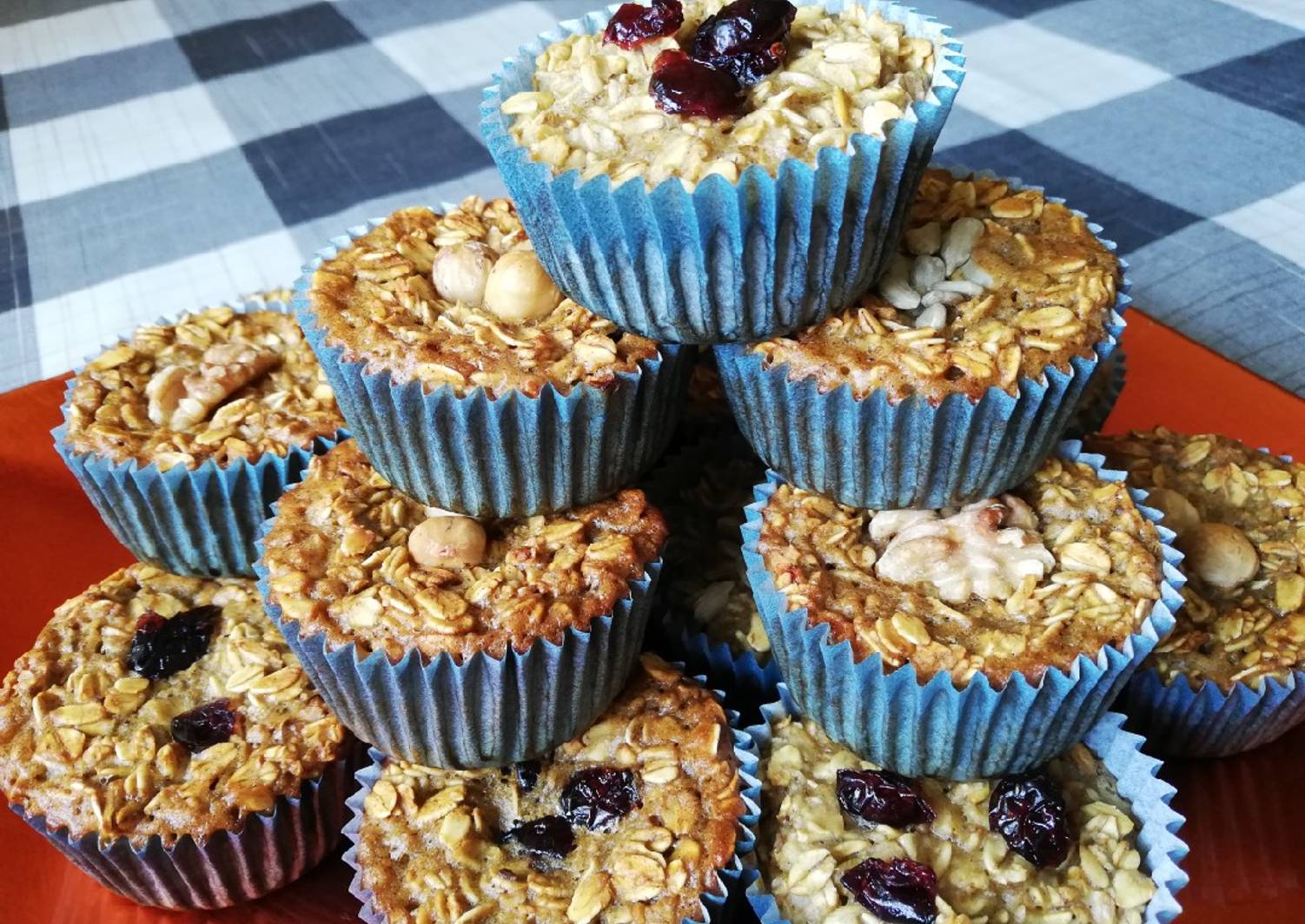 Cupcakes de avena y plátano Receta de Marga Cookpad