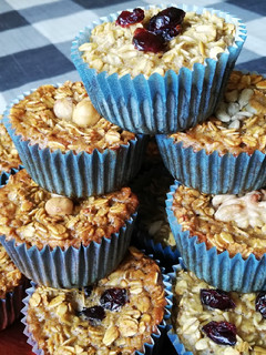 Una foto de Cupcakes de avena y plátano