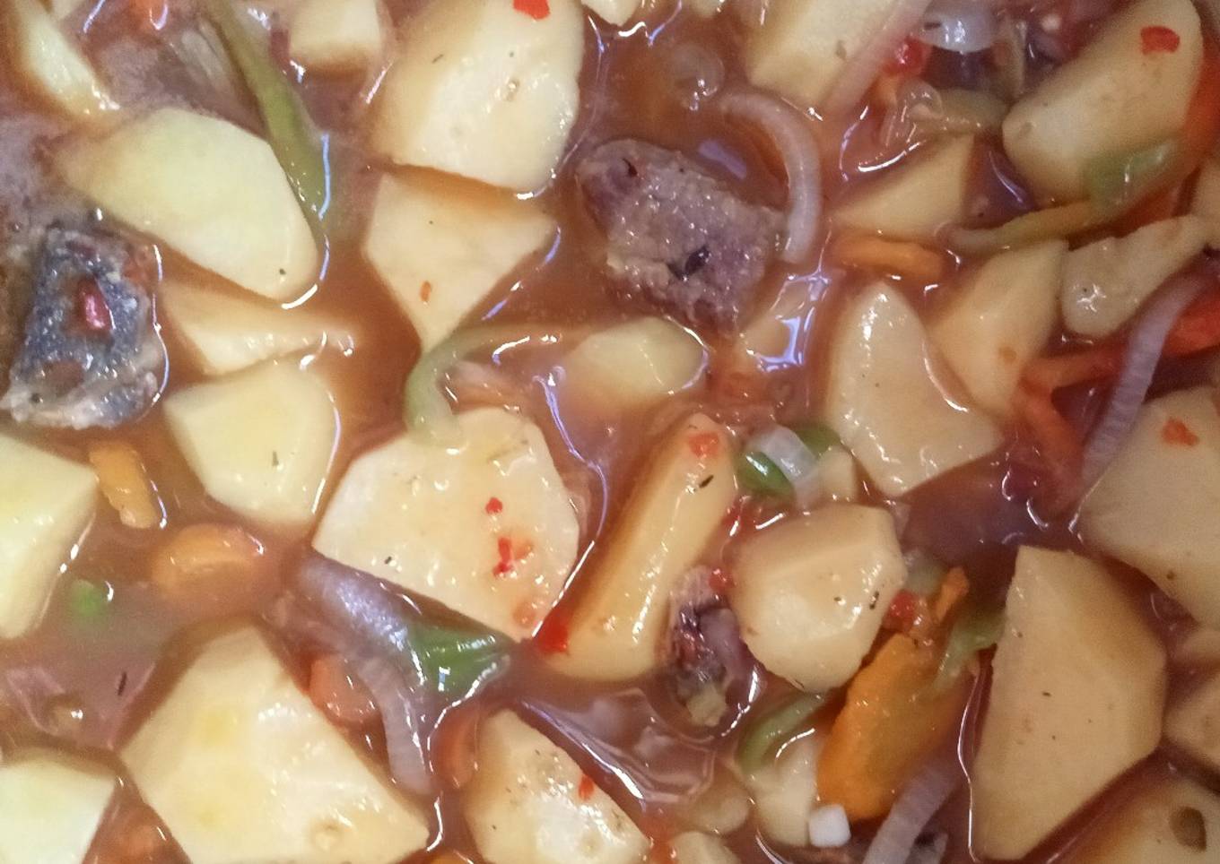 Irish and beef soup