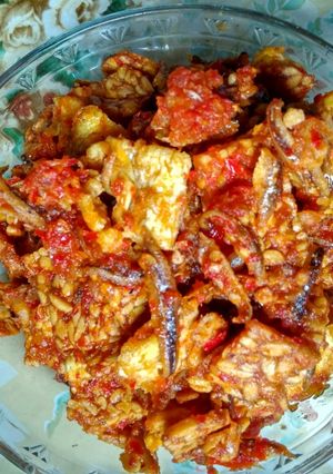 Foto resep Sambal 3T (Teri, Tempe, Telur) Renyah #WeekendChallenge
