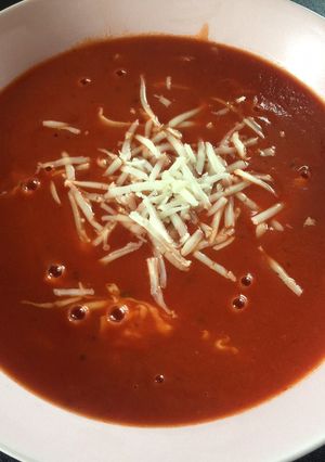 Fűszeres paradicsomleves 🍅 recept fotója