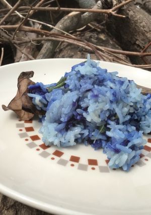 Foto resep Cara Masak Beras / Ketan Biru Bunga Telang