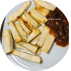 A picture of Fried yam🍽.