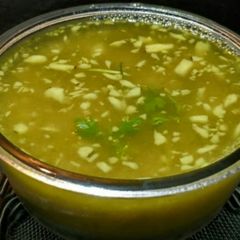 A picture of Instant Lemon Rasam first method.