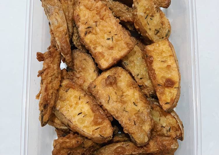 Cara Bikin Fried Potato Wedges Cepat