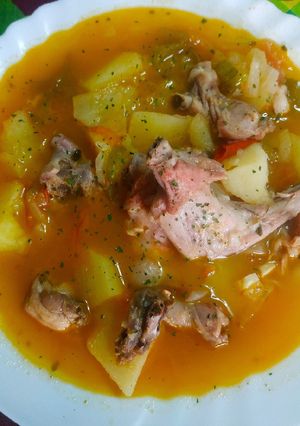 Una foto de Patatas con conejo